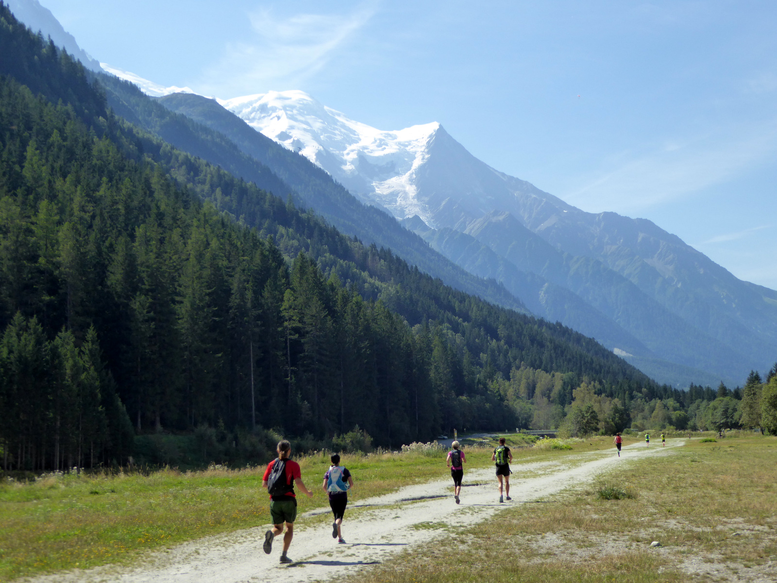 River run Chamonix