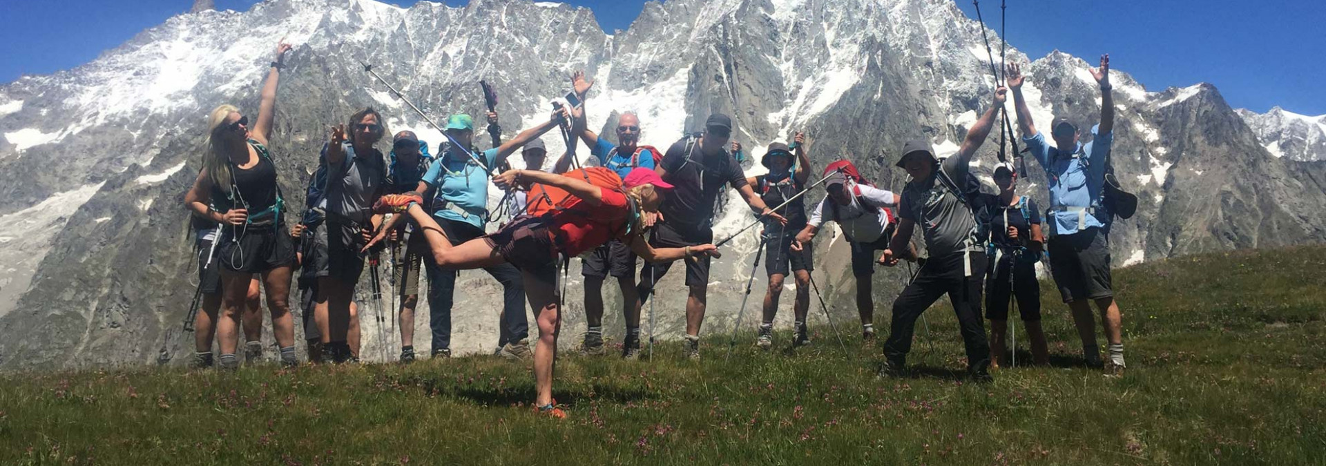 Classic Tour du Mont Blanc - 3, 2, 1, Action! Fun on the trails.