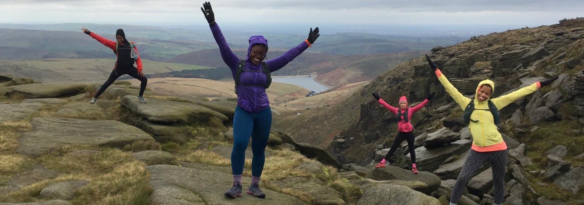 Grit trails in the Peak District