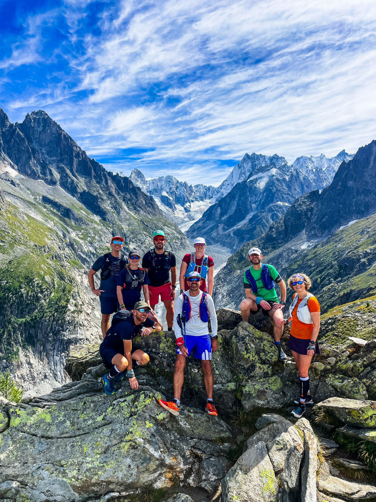 Chamonix Classic Running Trails - group picture